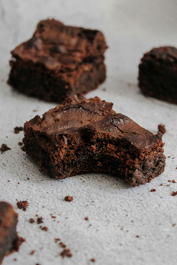 Gluten Free Dark Chocolate Brownies from the Gluten-Free Goddess