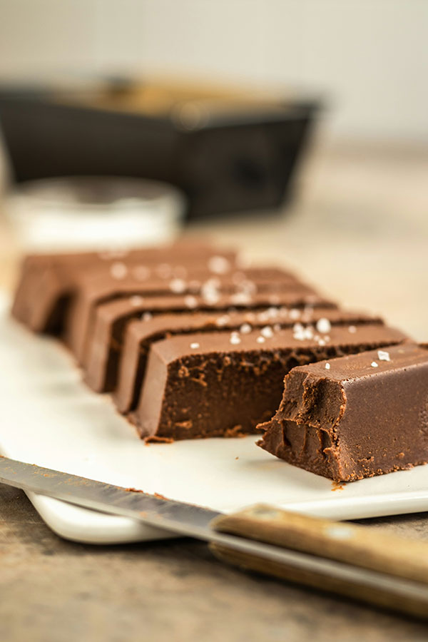 Gluten-free, Dairy-free Fudge made with homemade sweetened condensed milk