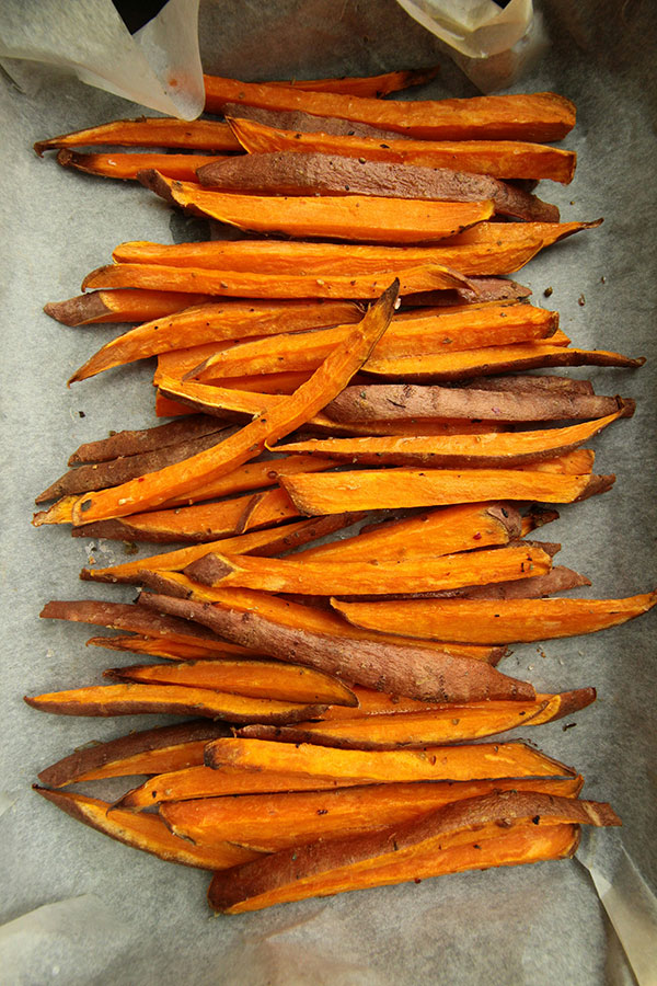 Baked Sweet Potato Fries:  a Healthy Snack for Kids